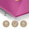 Smile - Stippen - Roze plexiglas 5mm klein -sfeer2