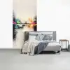Abstract - Kleurexplosie - Landschap fotobehang vinyl groot -slaapkamer
