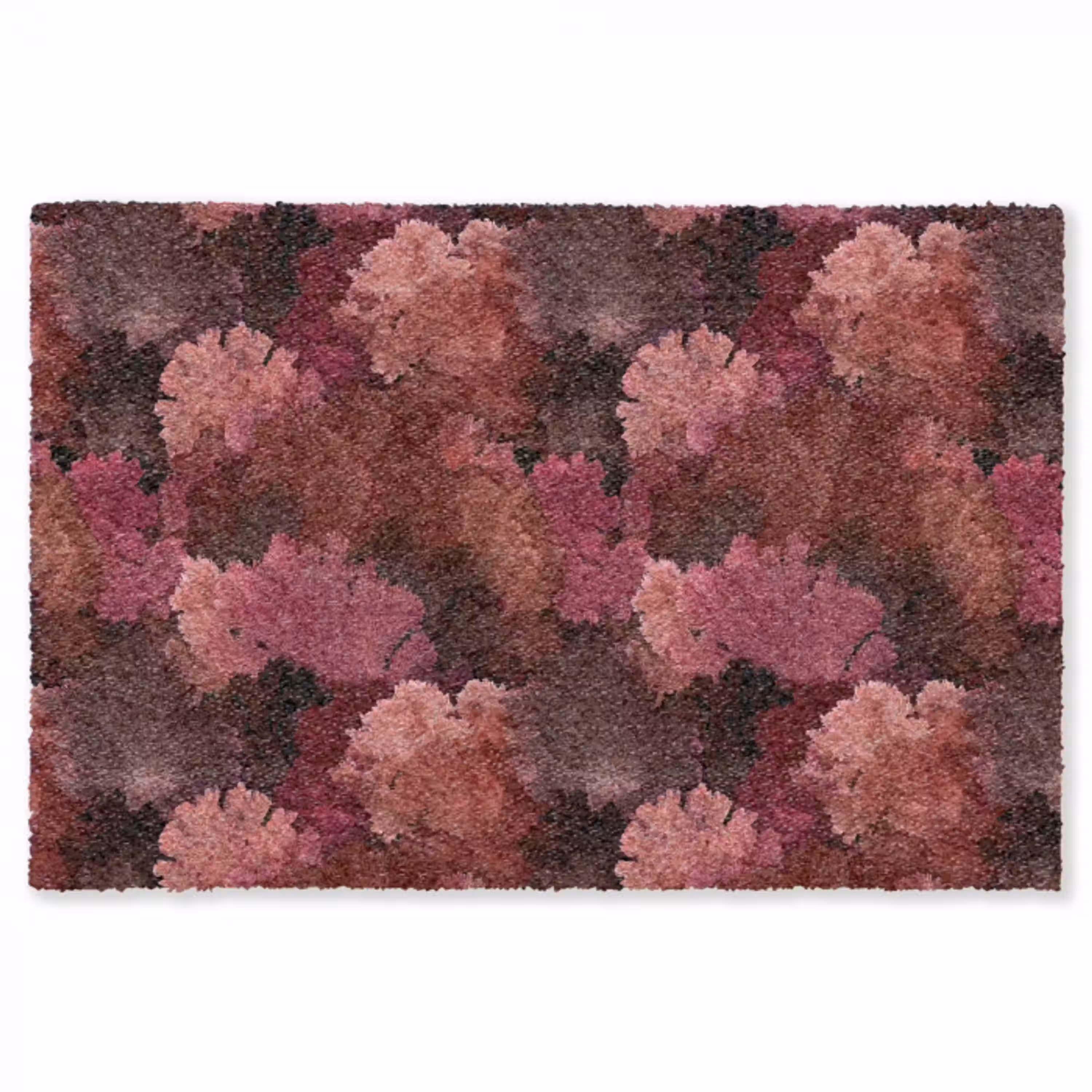 Koraal - Textuur - Kleurrijk Vloerkleed Rechthoek klein 1091 -3d