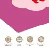 Girl power - Wolk - Roze poster papier klein -closeup_NL