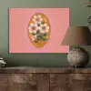 Illustratie - Bloemen - Rand - Roze PET vilt klein -sfeer2