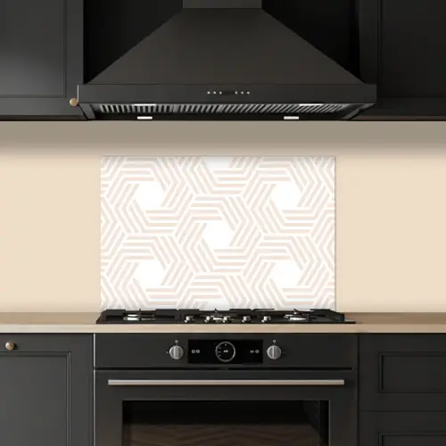 Abstract - Patronen - Design keuken achterwand spatscherm klein 900 -sfeer1