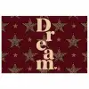 Sterren - Luipaardprint - Dream - Bordeaux poster papier klein -3d