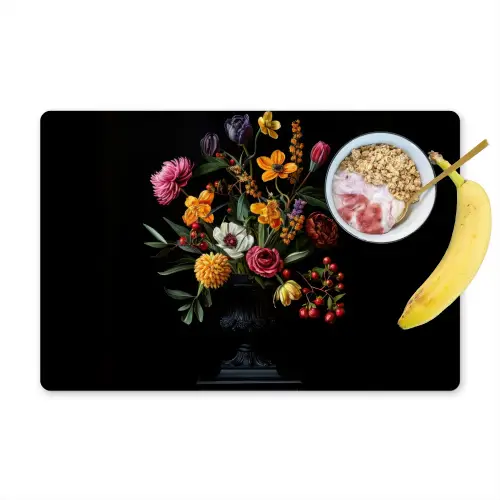 Sierlijk - Boeket - Bladeren Placemat vinyl groot -zzzproduct_Kitchenyeah-website