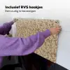 Bruin - Grijs - Patroon Inductie beschemer met haakjes klein 777 -ky-ophangen-nl