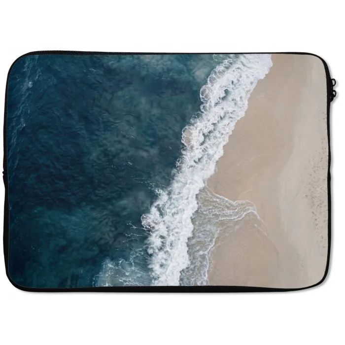 Strand - Zee - Golven laptophoes neopreen klein -zkaufland3dotto
