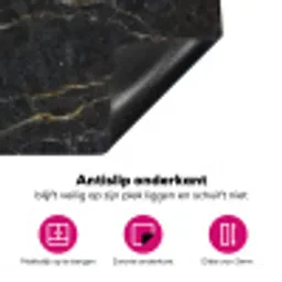 Marmer - Zwart - Goud - Grijs - Marmerstructuur Inductie beschermer vinyl 3mm klein -wsfeer4_website