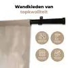 Lepel - Verf - Zilver Wandkleed katoen klein -sfeer2