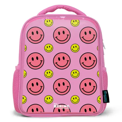All smiles roze Kinderrugzak - Roze middel -3d