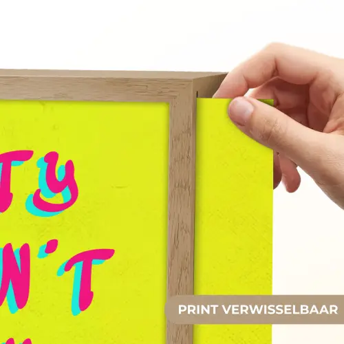 Quote - Minimalistisch - Kleurrijk Light Box met batterij (Wandlamp) middel -USP_websiteprintNL