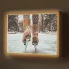 Schaatsen - IJs - Winter - Sneeuw Light Box met batterij (Wandlamp) middel -z3d_website