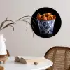 Kip - Bucket - Delfts blauw - Lekker Wandcirkel kunststof plaat 5mm dik klein -sfeer4
