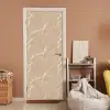 Beige - Marmer - Organisch - Wit deurposter klein 289 -sfeer1