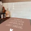 Spreuken - Herinner je gisteren droom over morgen en geniet vandaag - Quotes Inductie beschermer vinyl 3mm middel -sfeer3