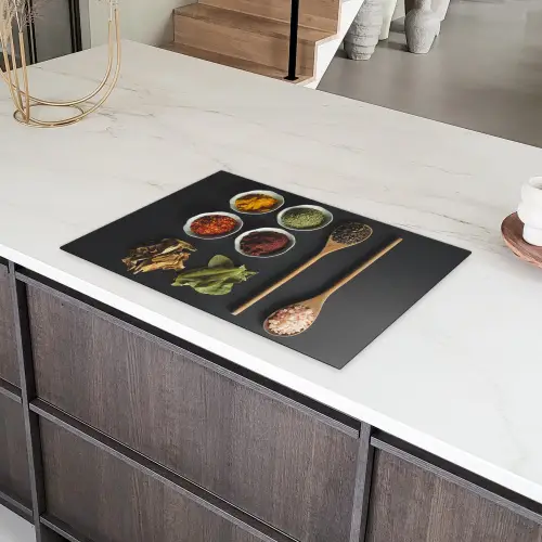 Kruiden Mozaïek Inductie beschermer vinyl 3mm klein -sfeer8