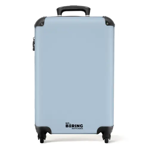 Grijsblauwe tint NBS - Handbagage koffer - Kinderen Unisex middel -productfoto_recht