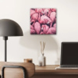 Flamingo - Roze - Dieren aluminium wit klein -sfeer5