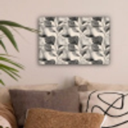 Botanisch - Bladeren - Zwart canvas 2cm klein 34 -sfeer1