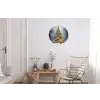 Kerstlicht - Woud - Hert - Donker Wandcirkel aluminium klein -woonkamer