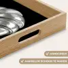 Croissant - Metaal - Zilver Dienblad Rechthoek middel -USP_HandgreepNL