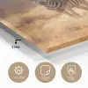 Zebra's - Savannelandschap - Gras plexiglas 5mm klein -sfeer2