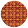 Retro - Disco - Hippie Wandcirkel plexiglas klein 852 -3d