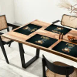 Koffie - Schotel - Koffiebonen - Retro Placemat vinyl groot -zzsfeer4_Kitchenyeah-website
