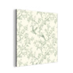 Klassiek - Vogels - Groen aluminium wit klein 46 -3d