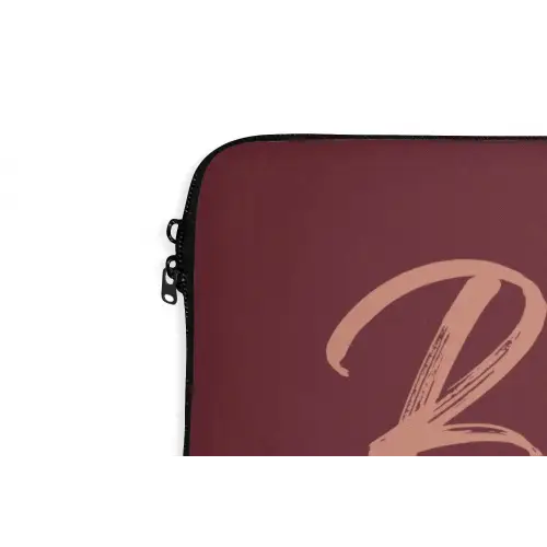 Bitch please - Rood - Blauw laptophoes neopreen klein -detail
