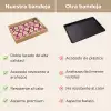 Retro - Floraal - Paars Dienblad Rechthoek middel 911 -USP_VergelijkingES