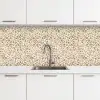 Luipaard - Klassiek - Beige keuken achterwand 2 middel 871 -3d