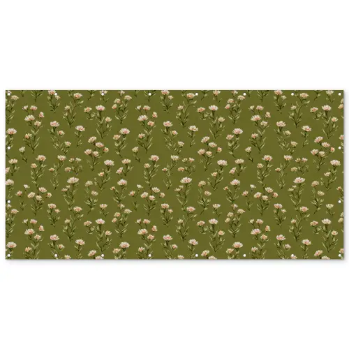 Landelijk - Bloemen -  Groen Balkonbeschermer Duitsland klein 596 -zz_3d