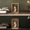 Vrouw - Victoriaans - Portret Light Box met kabel (Tafellamp) klein -sfeer3