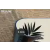 Palmblad - Subtiel - Groen - beige Placemat vinyl groot -closeup
