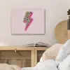 Stippen - Roze - Bliksem PET vilt klein -sfeer3