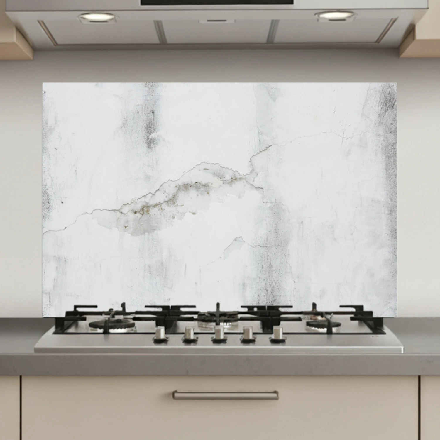 Beton - Grijs - Wit keuken achterwand spatscherm klein -3d_website