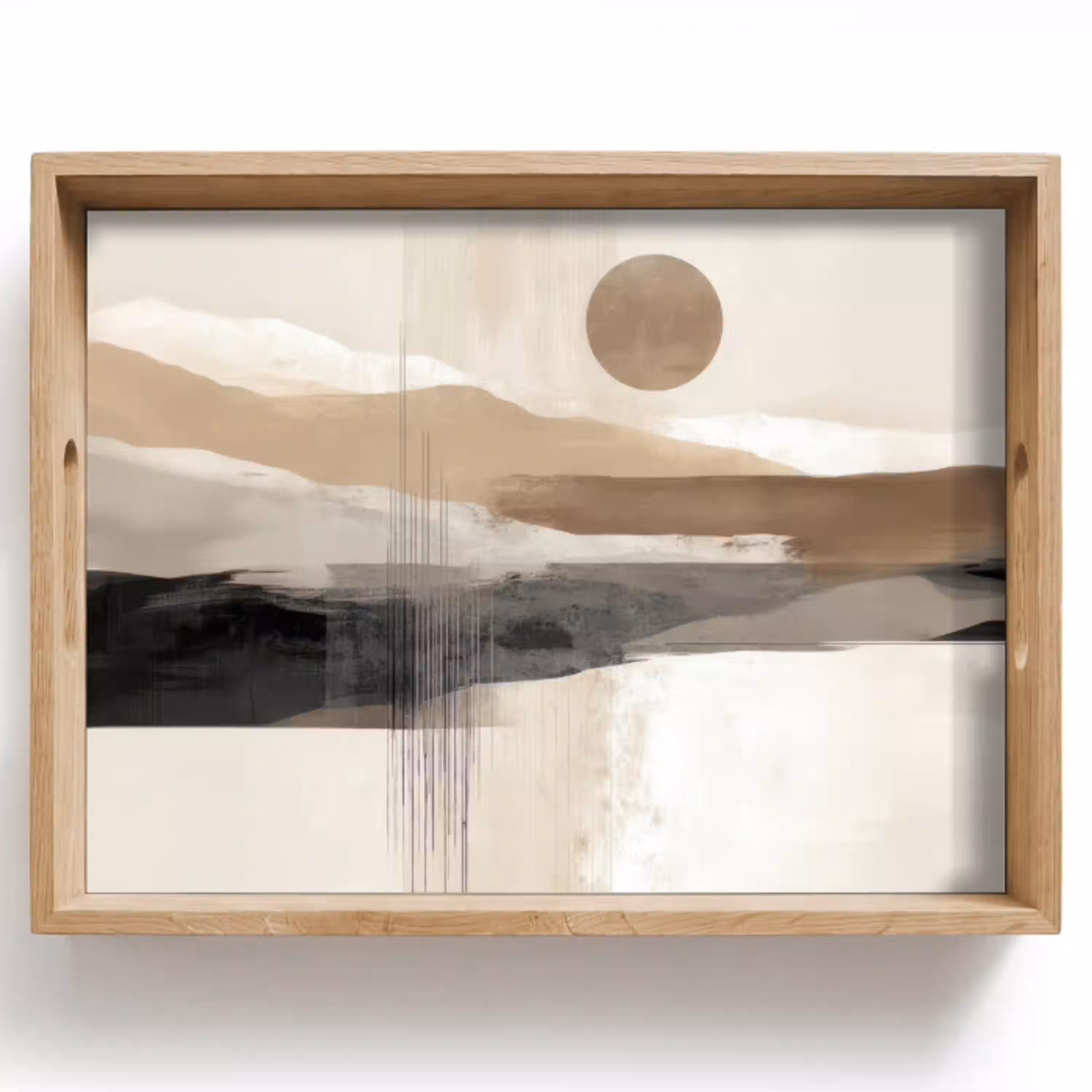 Minimalistisch - Landschap - Dimensie Dienblad Rechthoek middel -z3d_shopping