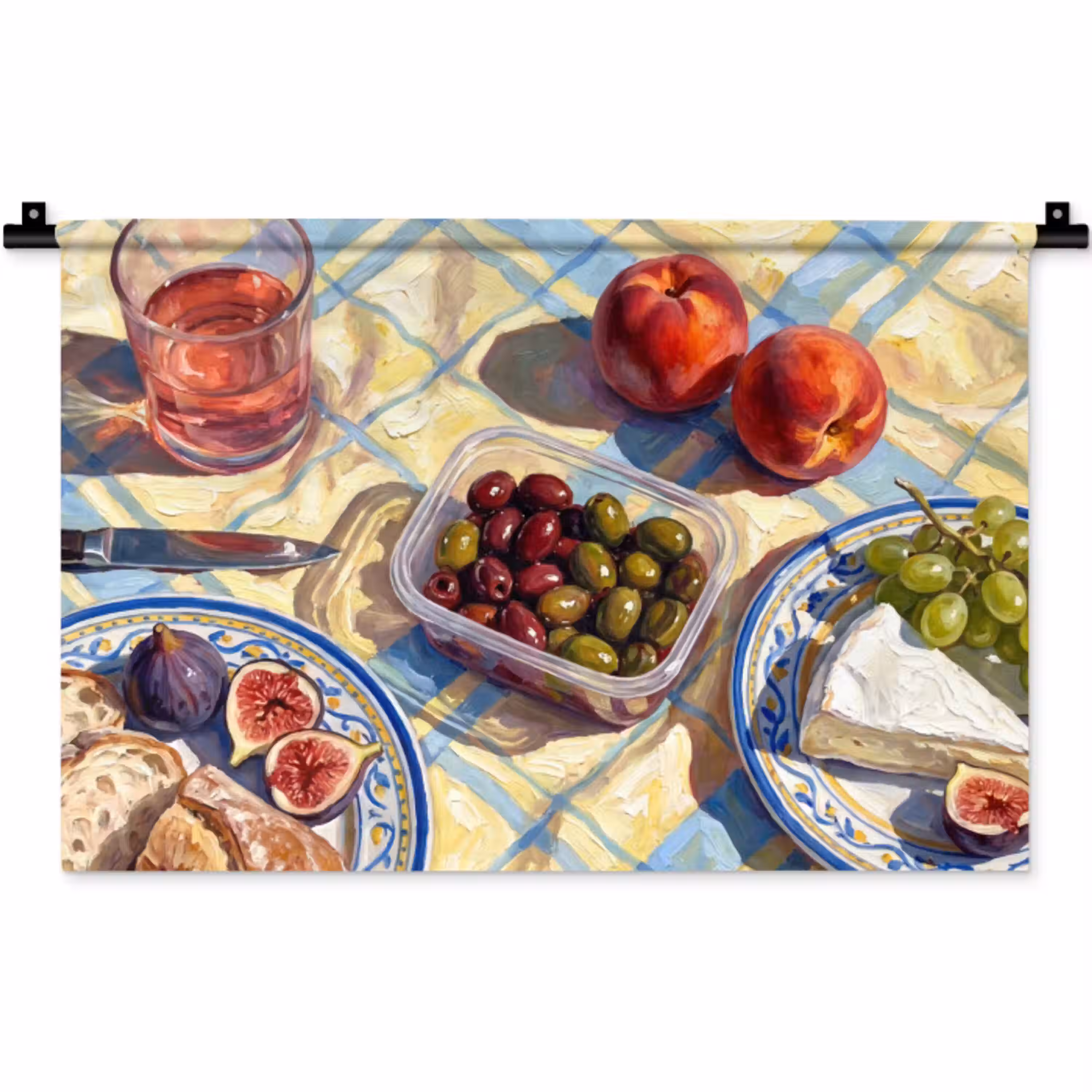 Eten - Picknick - Zomer Wandkleed katoen klein -zz3d