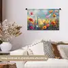 Bloemen - Natuur - Botanisch - Kunst Wandkleed katoen klein -sfeer1