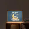 Sterren - Olifant - Maan - Wolken Light Box met batterij (Wandlamp kind) middel -sfeer1_kind