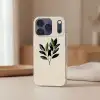 Ovaal - Olijfgroen - Simpel Telefoonhoesje iPhone 17 Pro klein -sfeer2