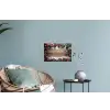Kerstdecoratie - Geschenken - Hout - Veelkleurig Muursticker klein -plant