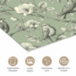 Klassiek - Botanisch - Groen poster papier klein 62 -closeup_NL