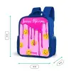 Verf - Smiley - Roze Kinderrugzak - Blauw middel -productfoto_formaten