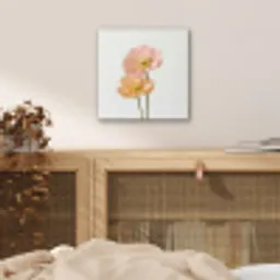 Papavers - Botanisch - Roze aluminium wit klein -sfeer3