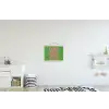 Abstract - Roze - Ciao - Vormen textielposter latten blank klein -kinderkamer