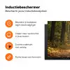 Zonlicht - Bospad - Bomen Inductie beschermer vinyl 3mm klein -zzzzzzz-td-ups