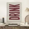 Rood - Vintage - Decoratie - Japandi PET vilt klein -sfeer1