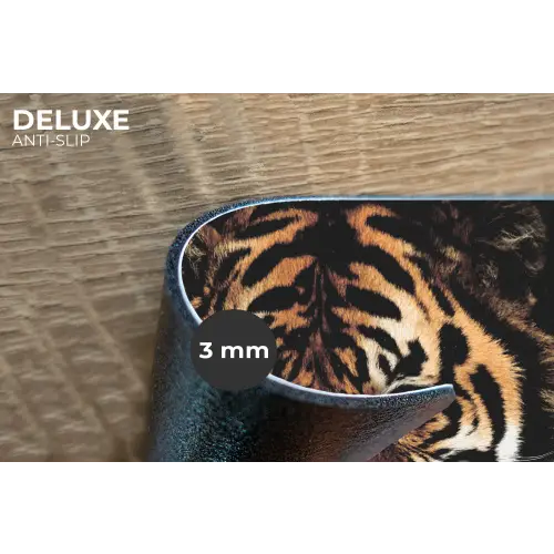 Tijger - Wilde dieren - Portret Placemat vinyl groot -closeup