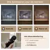 Paard - Magisch - Zwart Light Box met batterij (Wandlamp) middel -USP_lichtkleurNL
